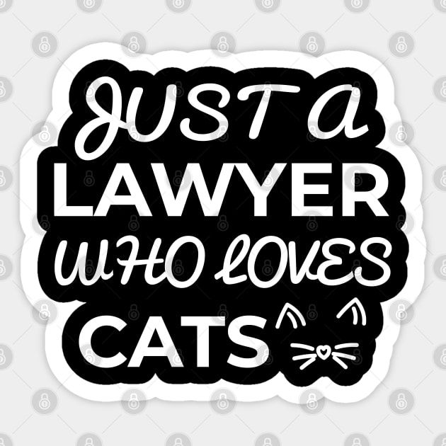 Lawyer Sticker by Elhisodesigns